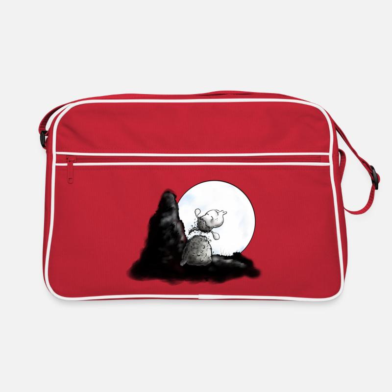 Wolf Schäfchen - Schaf - Sheep Retro Tasche