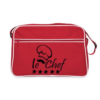 Le Chef - Retro Bag - red/white - Front