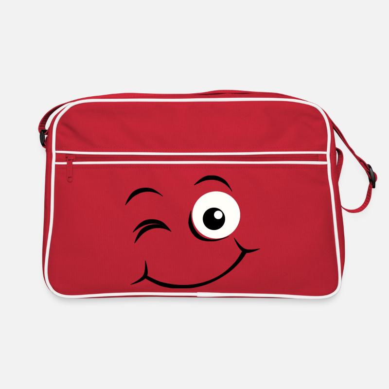 Emoticon Happy face Retro Bag