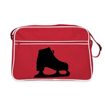 Figure skating Figure skating - Retro Bag - red/white - Front