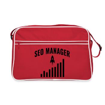 SEO Manager – Growth & Performance Design - Retro Bag - red/white - Front