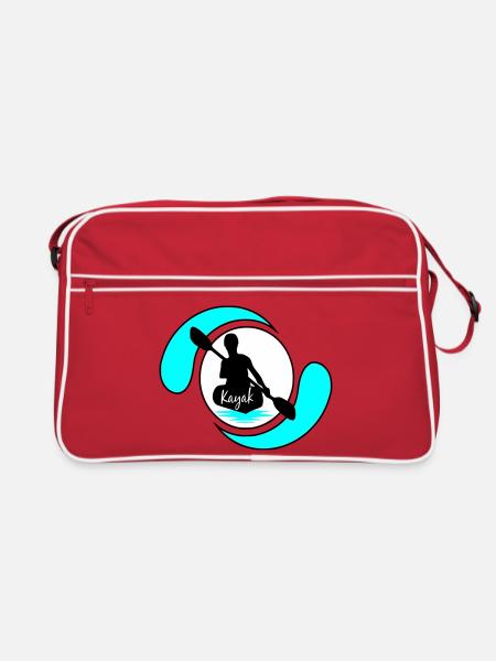 Kayak - Retro Bag - red/white - Front