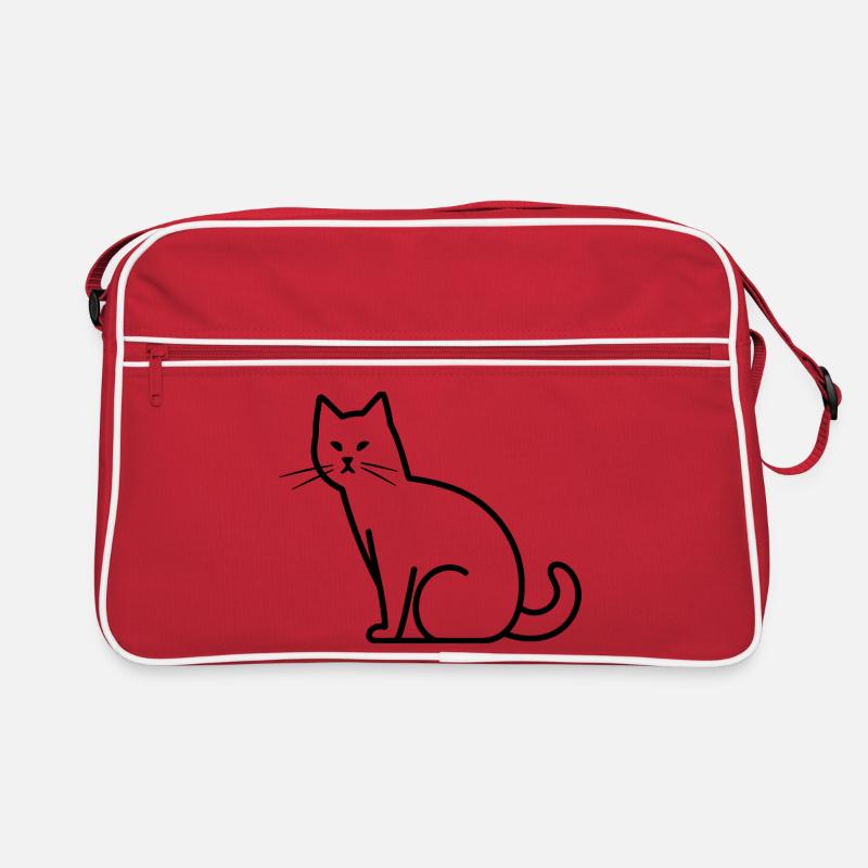Dessin de chat Sac Retro
