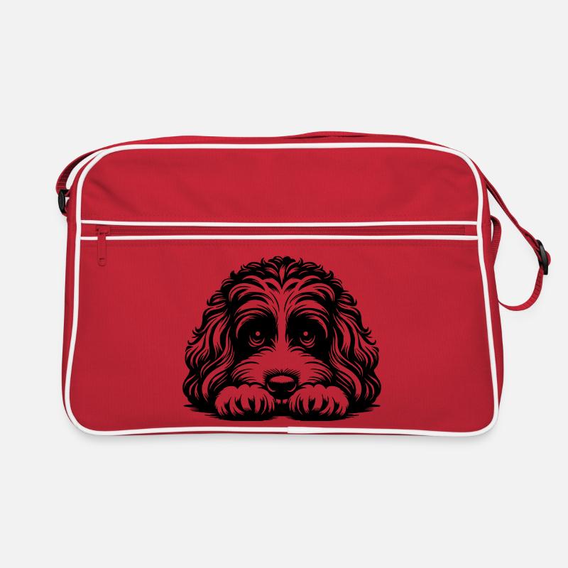 Tête de Cavapoo avec pattes Sac Retro