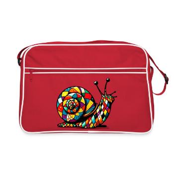 Arlequin Arlequin Escargot - Sac Retro - rouge/blanc - Devant
