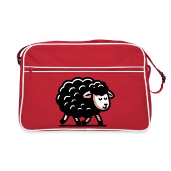 Black Sheep - Retro Bag - red/white - Front