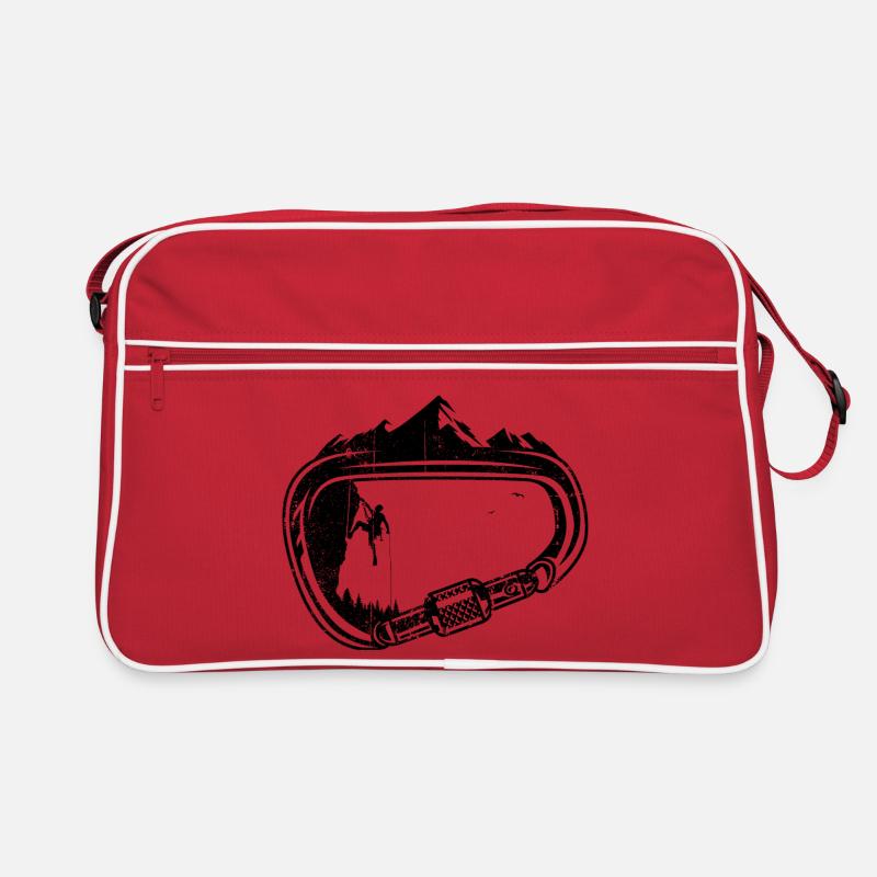 Karabiner-Spitzen Retro Tasche