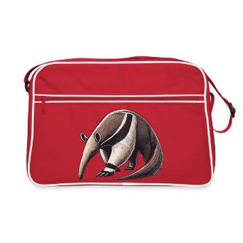 Fourmilier - Sac Retro - rouge/blanc - Devant