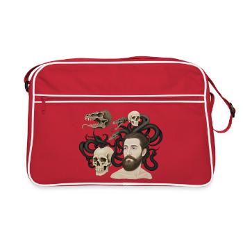 THE DAMNED #2 - dark hell - Retro Bag - red/white - Front
