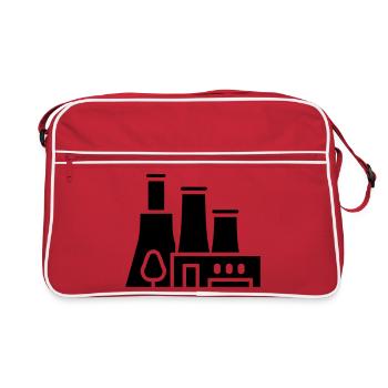 Eco-friendly factory - Retro Bag - red/white - Front