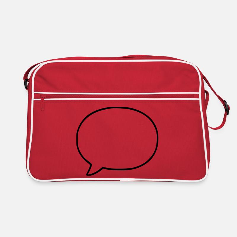 Personalize your own speech bubble comic Retro Bag