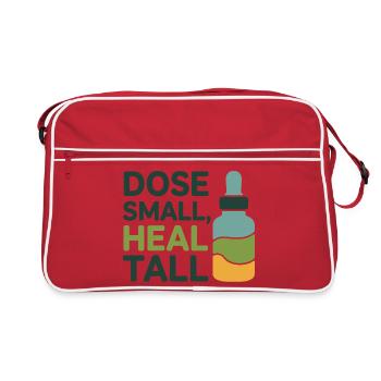 Homeopathy Dose Small Heal Tall Professional  - Retro Bag - red/white - Front