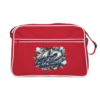 La solution à tout est ce design : 42 - Sac Retro - rouge/blanc - Devant