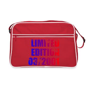 25e anniversaire édition limitée 03/2001 - Sac Retro - rouge/blanc - Devant