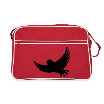 Bird Vogel - Sac Retro - rouge/blanc - Devant