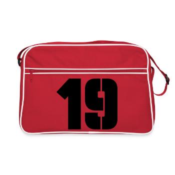 19 - Retro Bag - red/white - Front