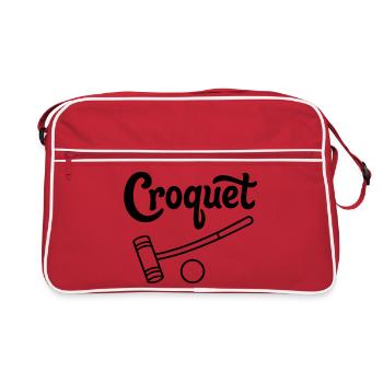 Croquet - Sac Retro - rouge/blanc - Devant