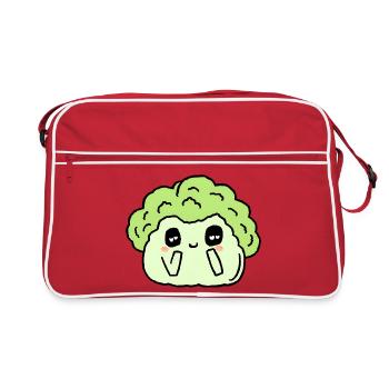 Brocoli - Sac Retro - rouge/blanc - Devant