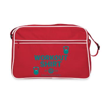 workout shirt - Retro Bag - red/white - Front