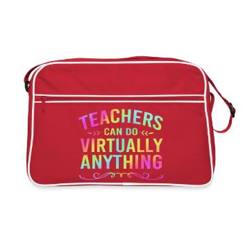 Remote home office - Retro Bag - red/white - Front