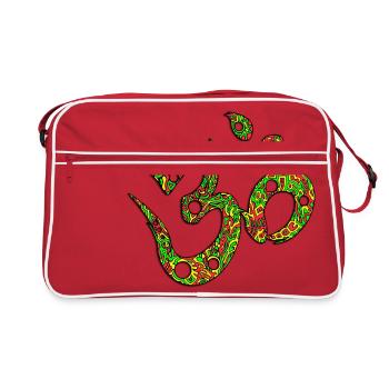 OHM - Retro Tasche - Rot/Weiß - Vorne