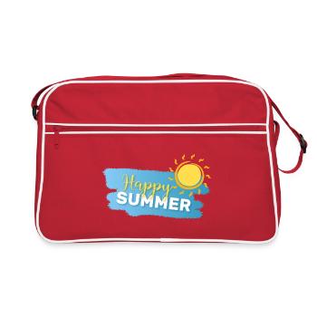 Summer Mode: ON - Retro Bag - red/white - Front