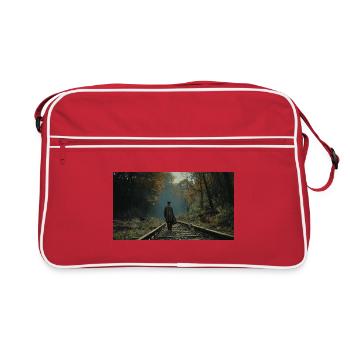 Epic Moment Near the Rails - Retro Bag - red/white - Front