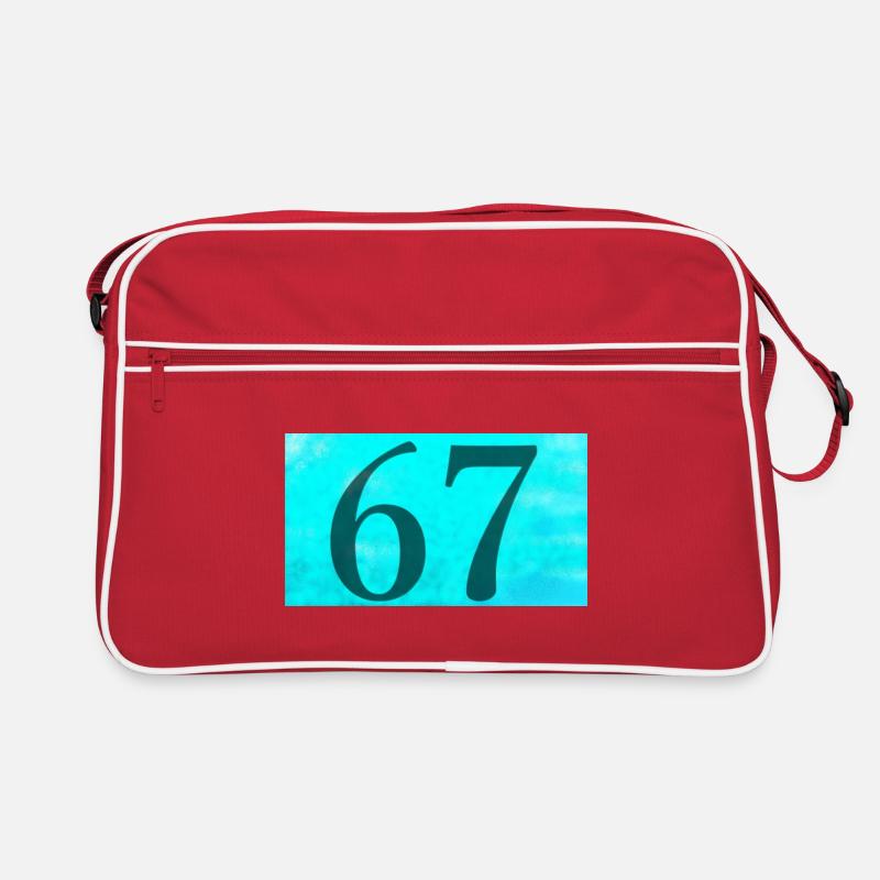 67_Blue Retro Tasche