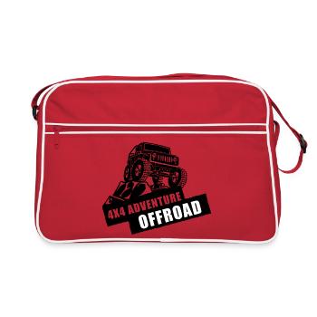 Offroad - Sac Retro - rouge/blanc - Devant