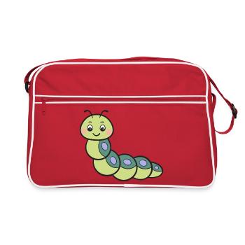 Chenille - Sac Retro - rouge/blanc - Devant