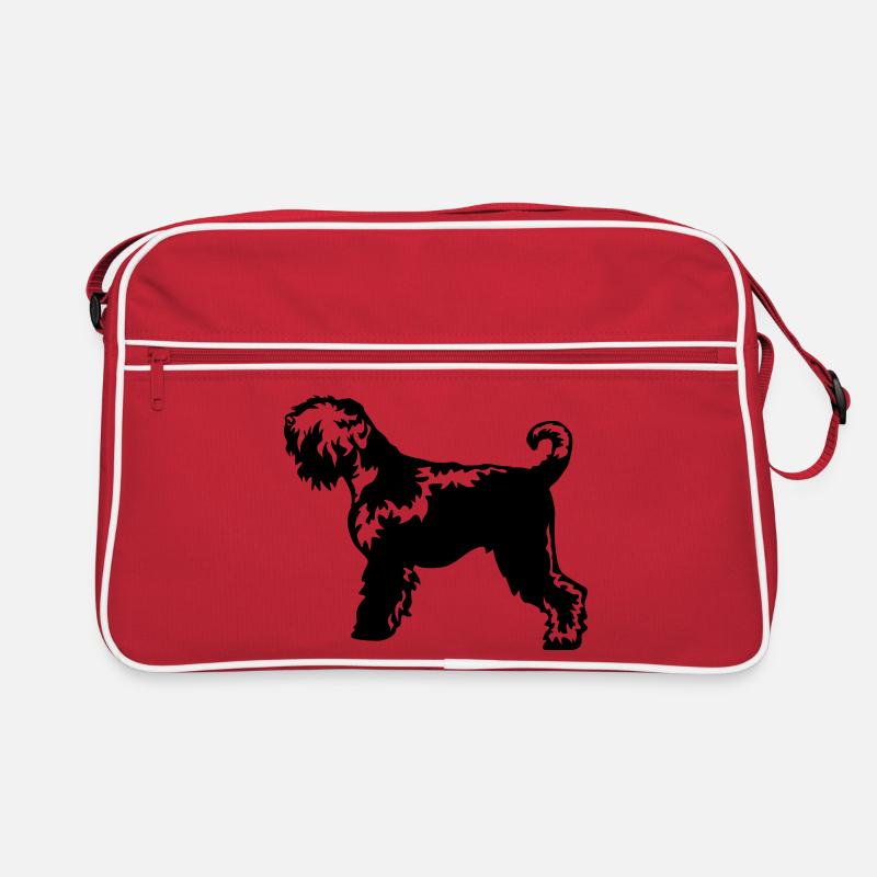Russischer Terrier Retro Tasche