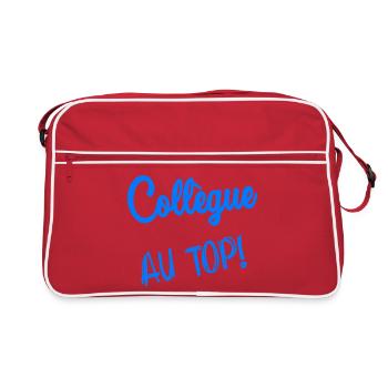 COLLEAGUE. START. EMPLOYMENT. HUMOR. MANAGER. CHIEF - Retro Bag - red/white - Front