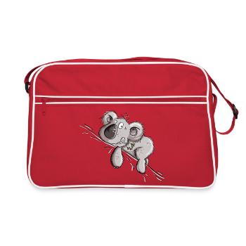Drôle d’ours koala - Sac Retro - rouge/blanc - Devant
