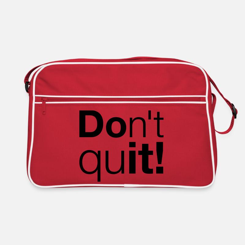 Motivation Don't quit do it Retro Bag