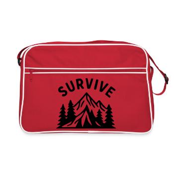 Survive - Nature - Sac Retro - rouge/blanc - Devant