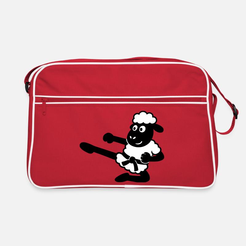 Karate Sheep Retro Bag