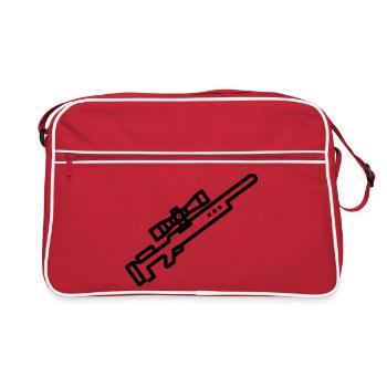 Sniper - Sac Retro - rouge/blanc - Devant