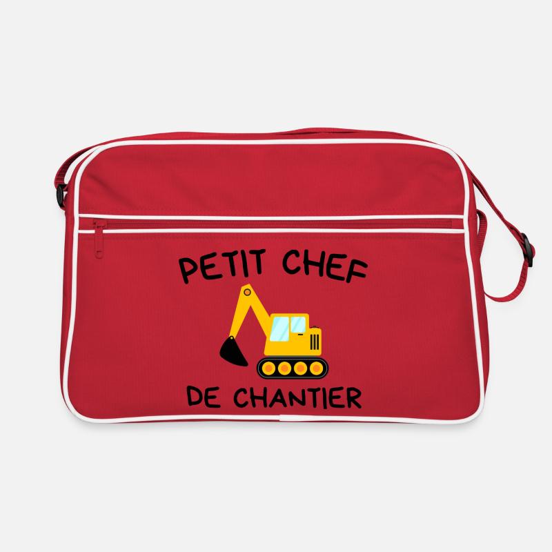 Small Construction Manager Construction Excavator Sac Retro