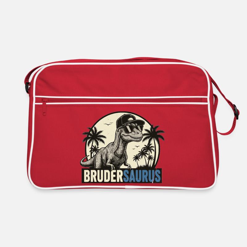 Brudersaurus – Style rétro de Cool Dino Brother Sac Retro