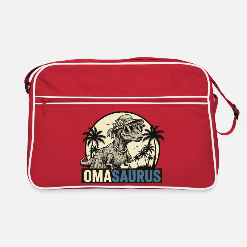 Omasaurus Rex – Lustiges Oma Dinosaurier Geschenk Retro Tasche