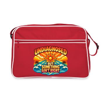 Not diagnosed, but something is wrong - Retro Bag - red/white - Front