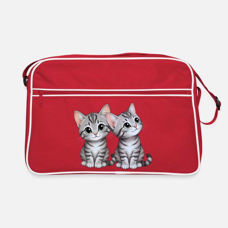 Frères et sœurs chatons Sac Retro