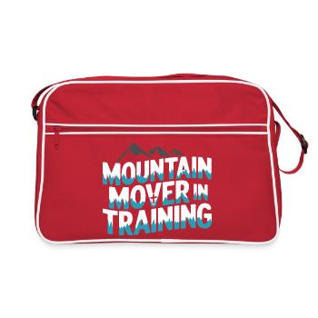 Mountain Mover en formation à la foi chrétienne - Sac Retro - rouge/blanc - Devant