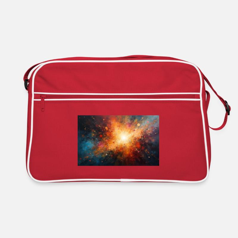 Cosmic Burst Nebula Explosion Retro Bag