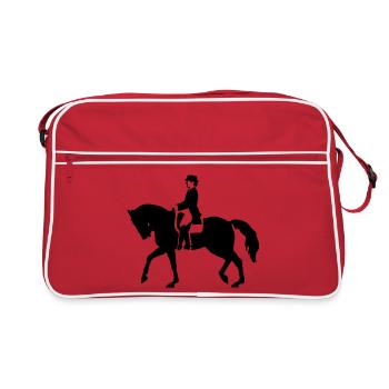 pferd - Sac Retro - rouge/blanc - Devant