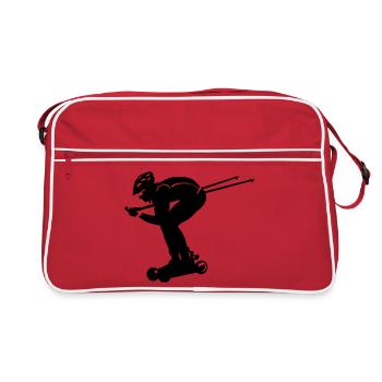 nordic cross skating - Sac Retro - rouge/blanc - Devant