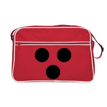 blind - Retro Tasche - Rot/Weiß - Vorne