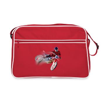 motocross - Sac Retro - rouge/blanc - Devant