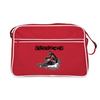 snowboarding - Retro Bag - red/white - Front