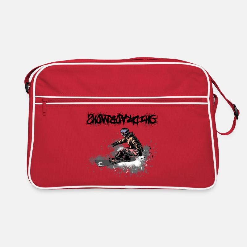 Snowboarding Retro Tasche